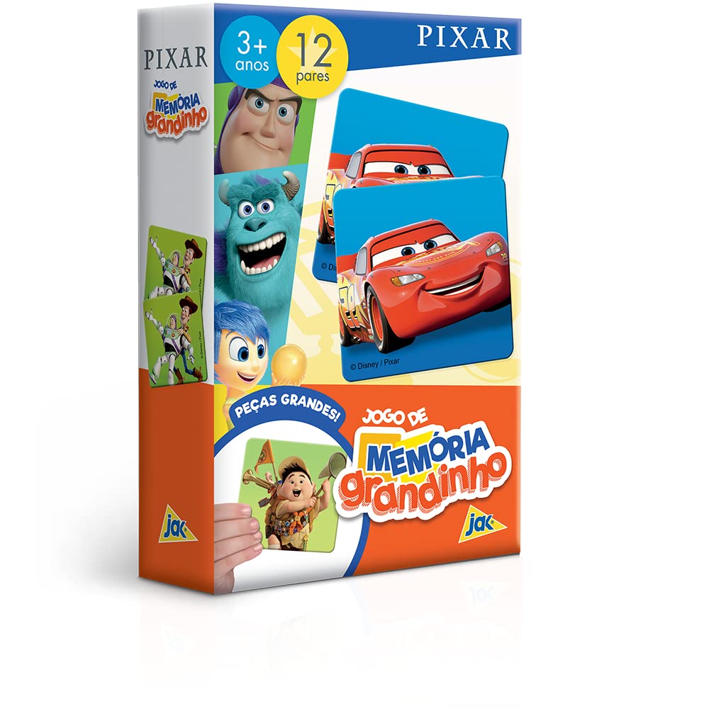 Toyster - Pixar - Jogo de Memória - Grandinho - JAK : Amazon.com