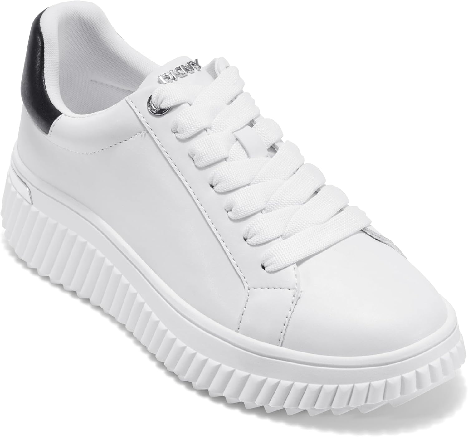 DKNY Women's Lobeco Lace Up Everyday Sneaker