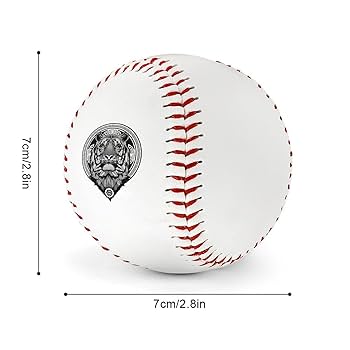 Amazon | 野球 トラの頭 かっこいい 硬式ボール 穴あき 練習球