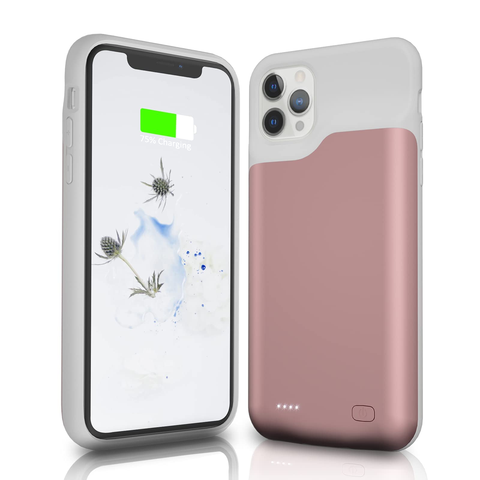 Amazon | Gladgogo iphone12 pro max バッテリー内蔵ケース【6500mah大 