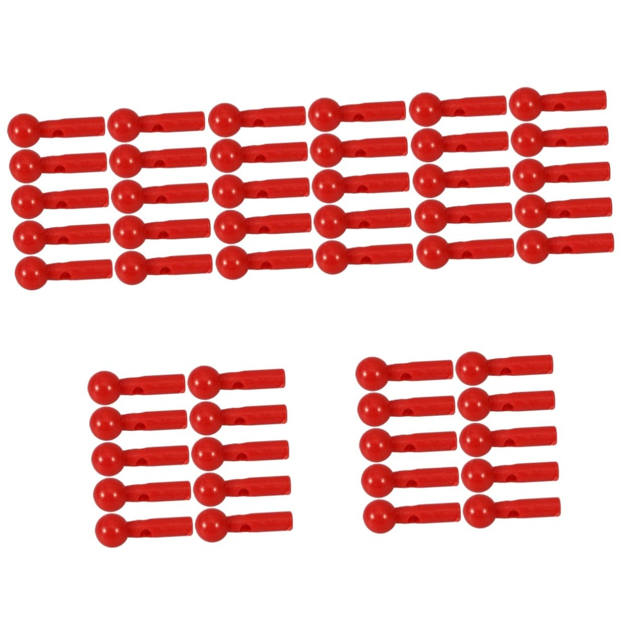 Toddmomy Parapluie Pour Enfants Pièces De Réparation De Parapluie De Pluie Perle Pour Queue De Conseils De Remplacement De Perles Pour Queues Rouge Plastique