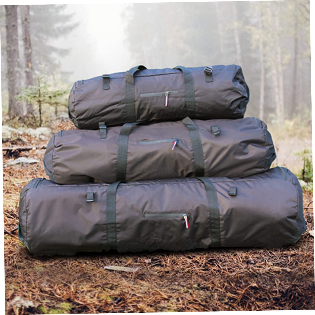 Borsa di stoccaggio della tenda, borsa da trasporto in campeggio Oxford impermeabile, borsone tenda pieghevole, borsa per accessori da campeggio per viaggi in campeggio (90x30x30cm)
