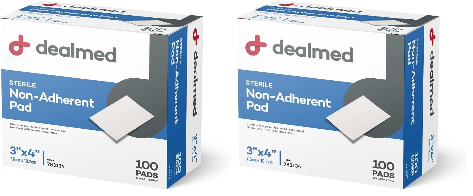 Dealmed Sterile Gauze Pads 2" x 3" - Non Adherent - 100 Count — Amazon image 11