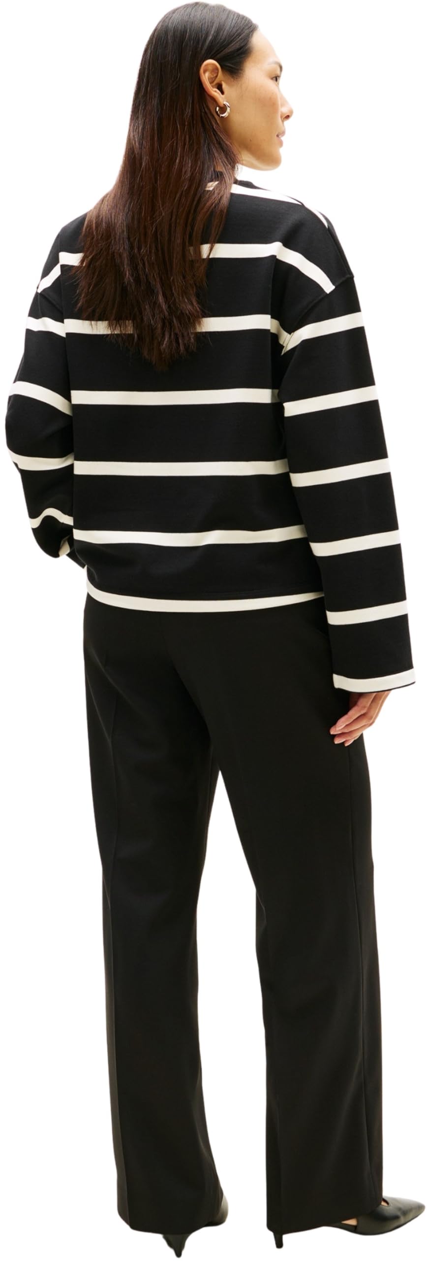 Tommy Hilfiger Th Script Mdrn Terry Swtshrt Ww0ww48431 Sweat-Shirt à Enfiler Femme (Lot de 1)