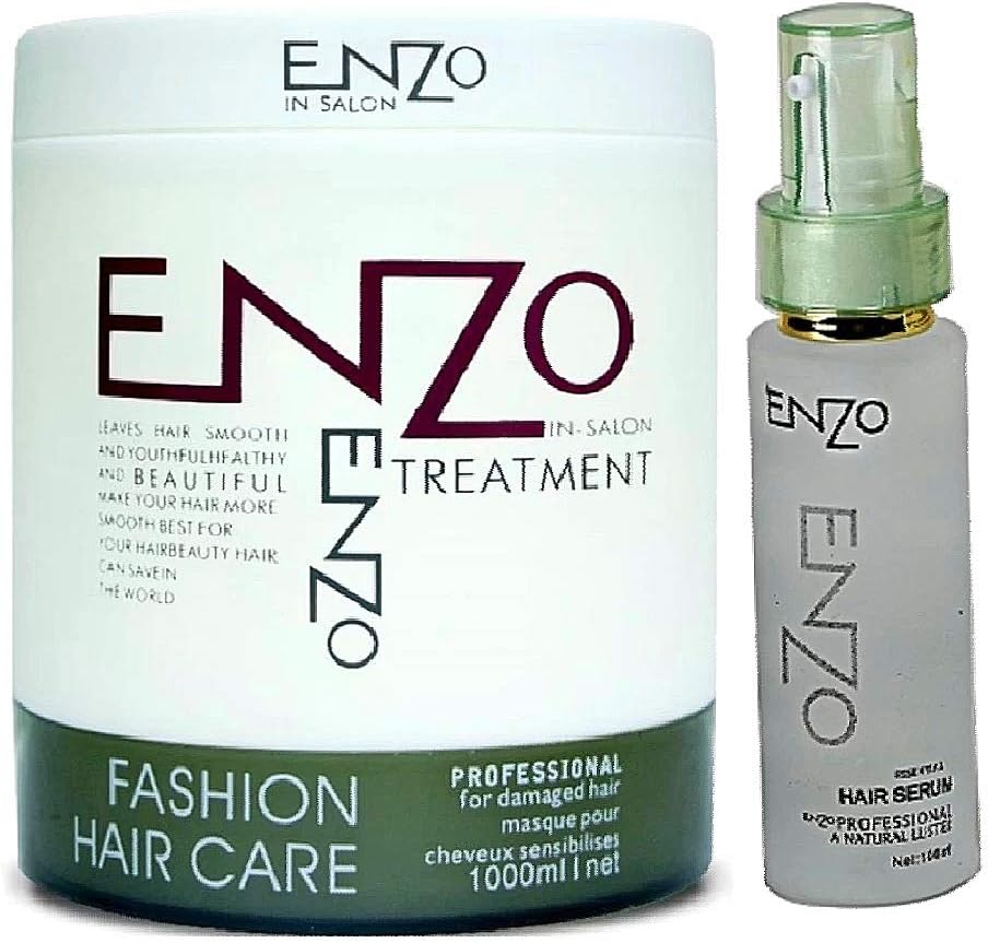 Enzo Hair Spa Cream And Enzo Keratin Hair Serum combo pack