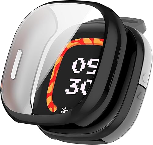 Vista 9 de Funda protectora de pantalla compatible con Fitbit Ace LTE, TPU suave de alta calidad, cubierta protectora delgada [a prueba de arañazos] para 6