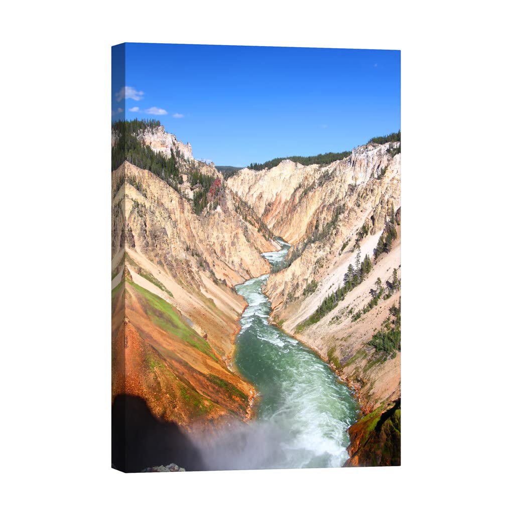 Tableau phosphorescent nature grand format déco murale lumineuse