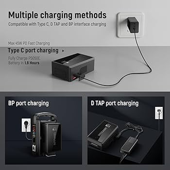 thumbnail image 2 of NEEWER Mini V Mount Battery With D Tap/USB C/USB A/BP/2 DC Ports 2 of 10