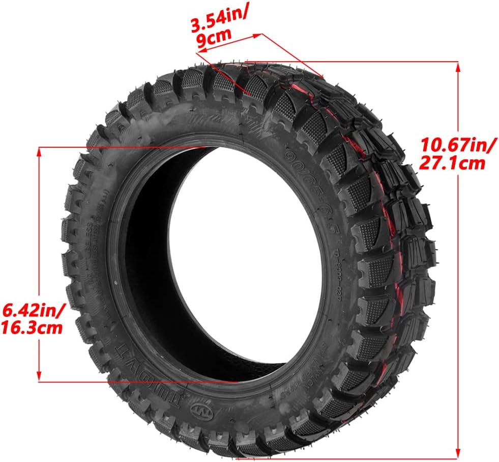 Motorcycle Electric Scooter Refitted 11-inch Tubeless Tyre 90/65-6.5 Thick Road Tire