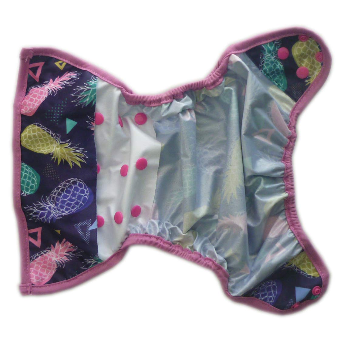 Couvre-couche en tissu pour bébé, réutilisable, lavable et réglable (C09) (C26), noir foncé, taille unique