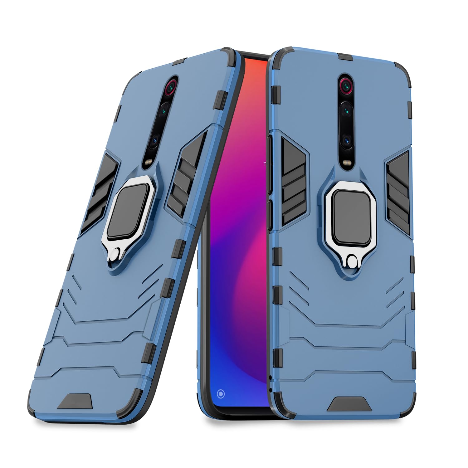 Pikkme Redmi k20 / K20 Pro Back Cover | D5 Tough Armor Bumper | 360 Protection Case | Ring Holder Stand Case for Redmi k20 / K20 Pro (Blue) (B0927SPV7B) Amazon Price History, Amazon Price Tracker