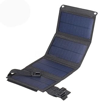 Worldcare 20W Solar Charger Foldable Solar Panel Charger with 5V USB Interface Compatible with Smartphones,Power Banks,Laptops,Power Station,USB