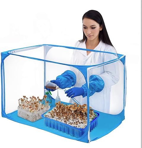 Still-Air-Box - Campana de flujo laminar resistente para suministros de micología, bolsas de cultivo de hongos, científicos domésticos, cultivadores