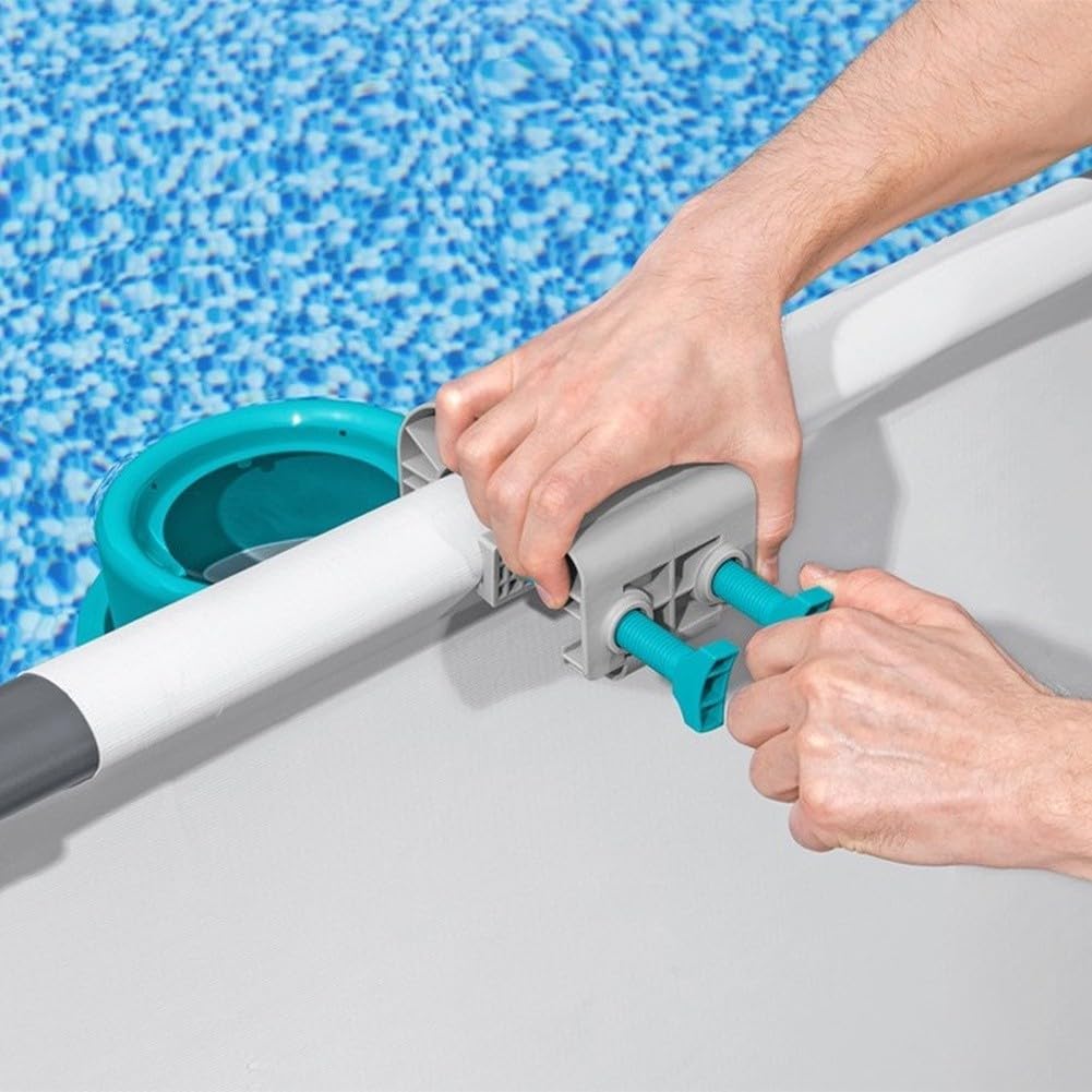 Skimmer per la pulizia fuori terra della piscina, automatico per trappola per foglie con gancio regolabile, per impieghi gravosi per sistemi di pompa filtrante per collettori di detriti in