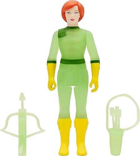 Miniatura 2 de Super7 G.I. Joe Scarlett (Glow Patrol) - Figura de acción G.I. Joe de 3.75 pulgadas con accesorio, coleccionables clásicos de dibujos animados y