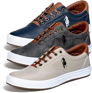 Kit 3 Pares Tenis Masculino Sapatenis Polo Open