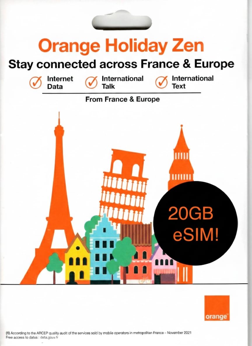 12GB 14 days Orange Europe eSIM