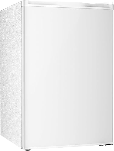 Miniatura 16 de Antarctic Star - Refrigerador mini compacto con congelador, 2.6 pies cúbicos. Puerta única ajustable con estantes extraíbles para Negro