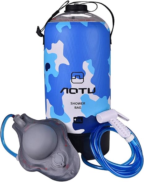 Amazon Co Jp ポータブルシャワー 簡易シャワー アウトドア 携帯便利 簡易シャワー アウトドアシャワー 取り付け簡単 電源不要 12l ソーラーシャワー 太陽熱 洗車 キャンプ 海水浴 ペットシャワー 木や花への水遣り 旅行 レジャー 非常時 ポンプシャワー 防災用品 屋内