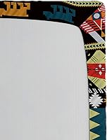 Vista 170 de Ambesonne - Sábana bajera ajustable multicolor, en colores y tres tamaños Azul y gris