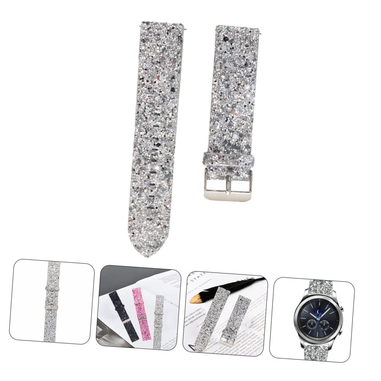 2 Piezas De Correa Para Relojes De Mujer Correa De Reloj De Repuesto a De De Cuero es Para Mujer es Para a De Antideslizante Cinturón