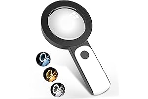 30X Magnifying Glass with 18 LED Lights