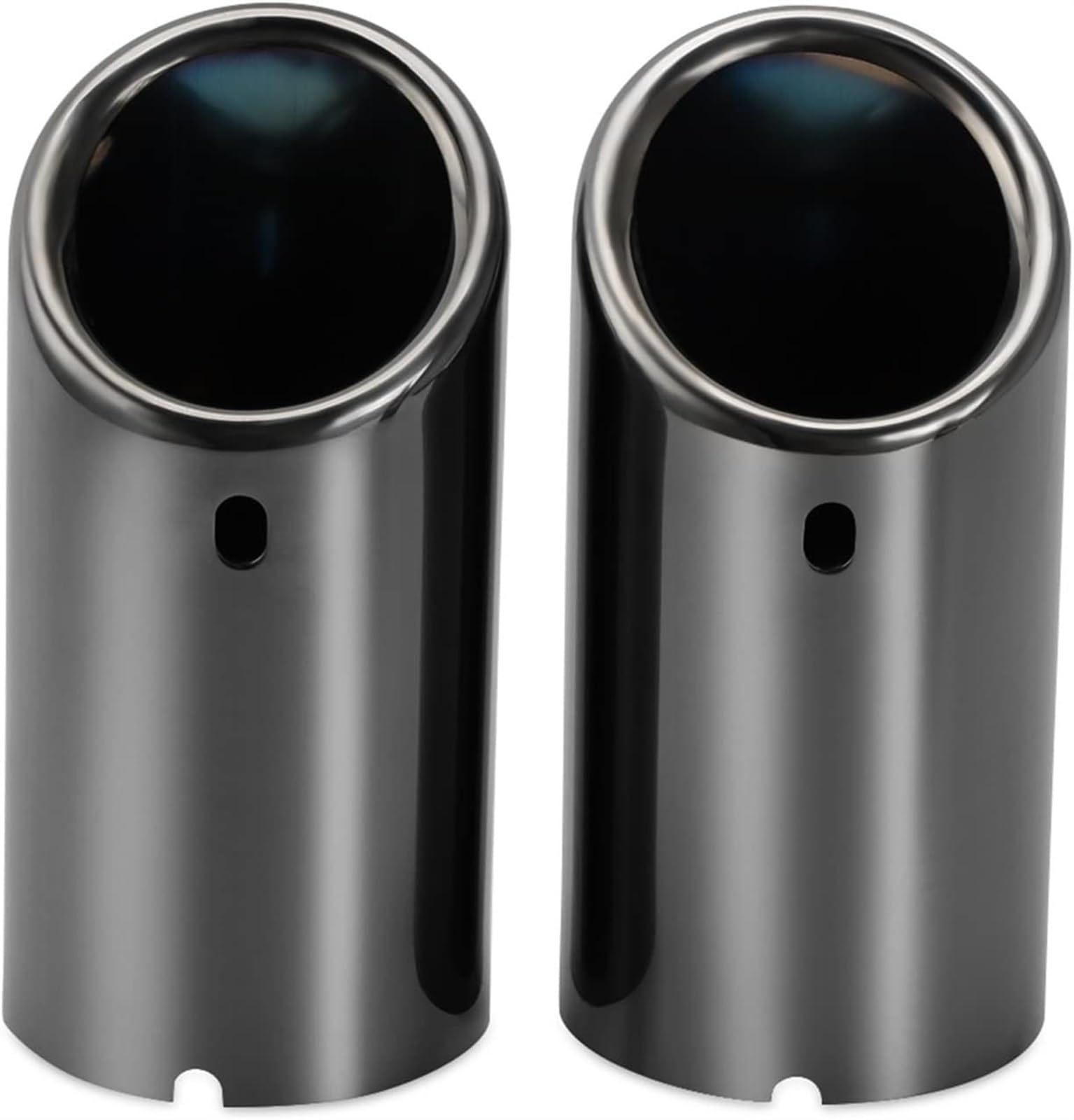 Tubo de escape decorativo para SKODA Octavia, silenciador trasero negro de alta elegancia 6