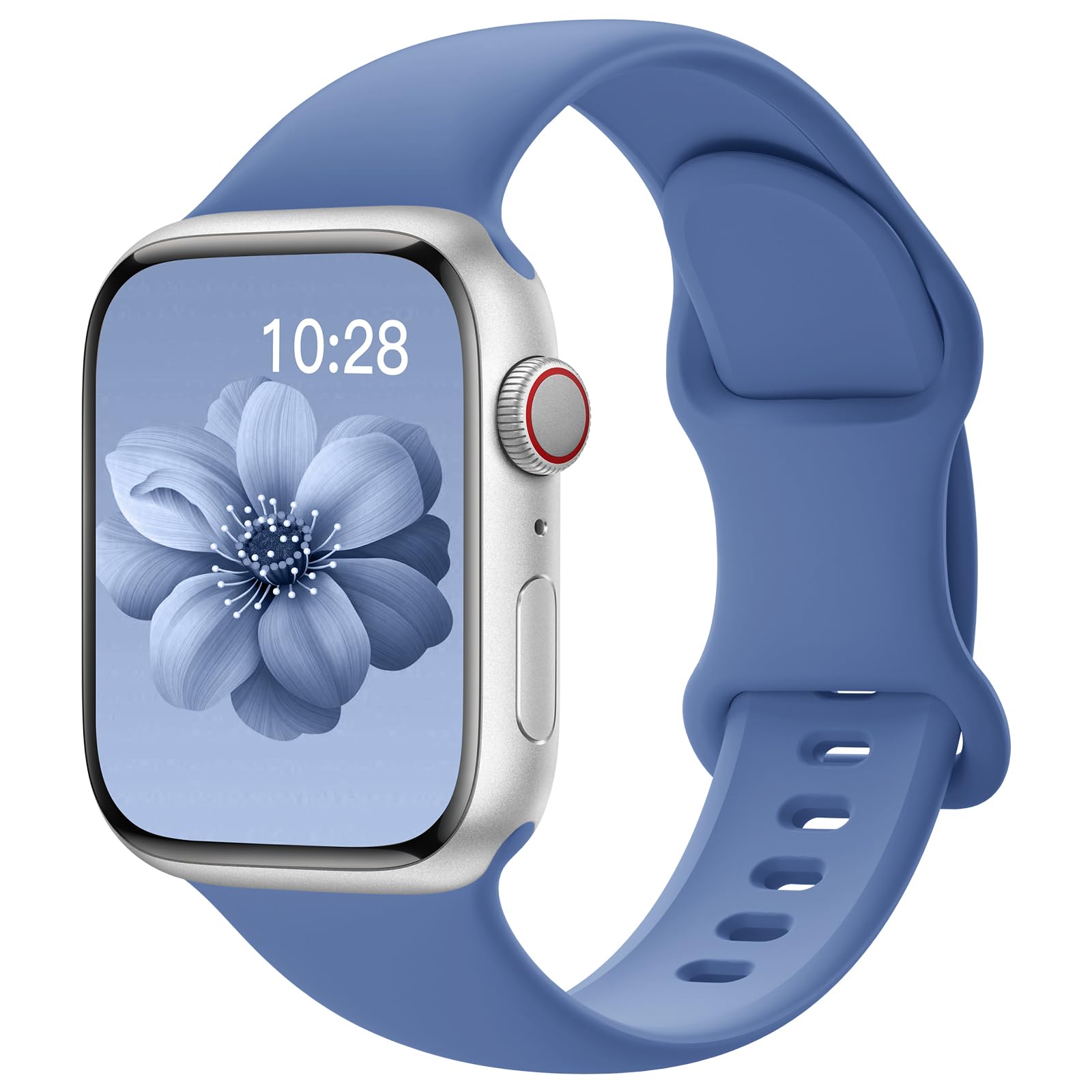 Yoohoo Kompatibel mit Apple Watch Armband 40mm 41mm 42mm 46mm 45mm 44mm 38mm 49mm,Silikon Sport Ersatz Armbänder Kompatibel mit iWatch SE3/2/1 Series 11 10 9 8 7 6 5 4 Ultra 3 2 1 Damen Herren