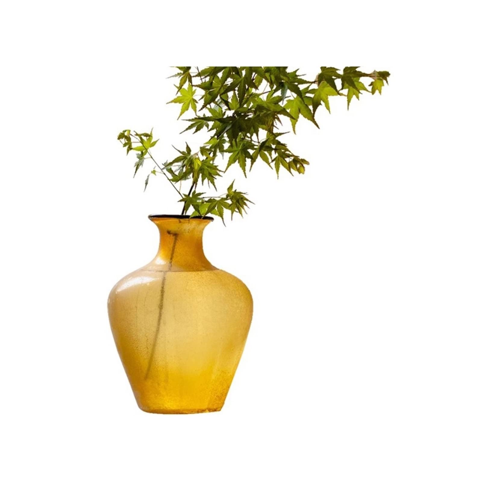 Vaso Di Fiori Vaso in vetro a bocca piccola, pancia grande, composizione floreale manuale, coltura secca, acquatica, stile europeo e americano