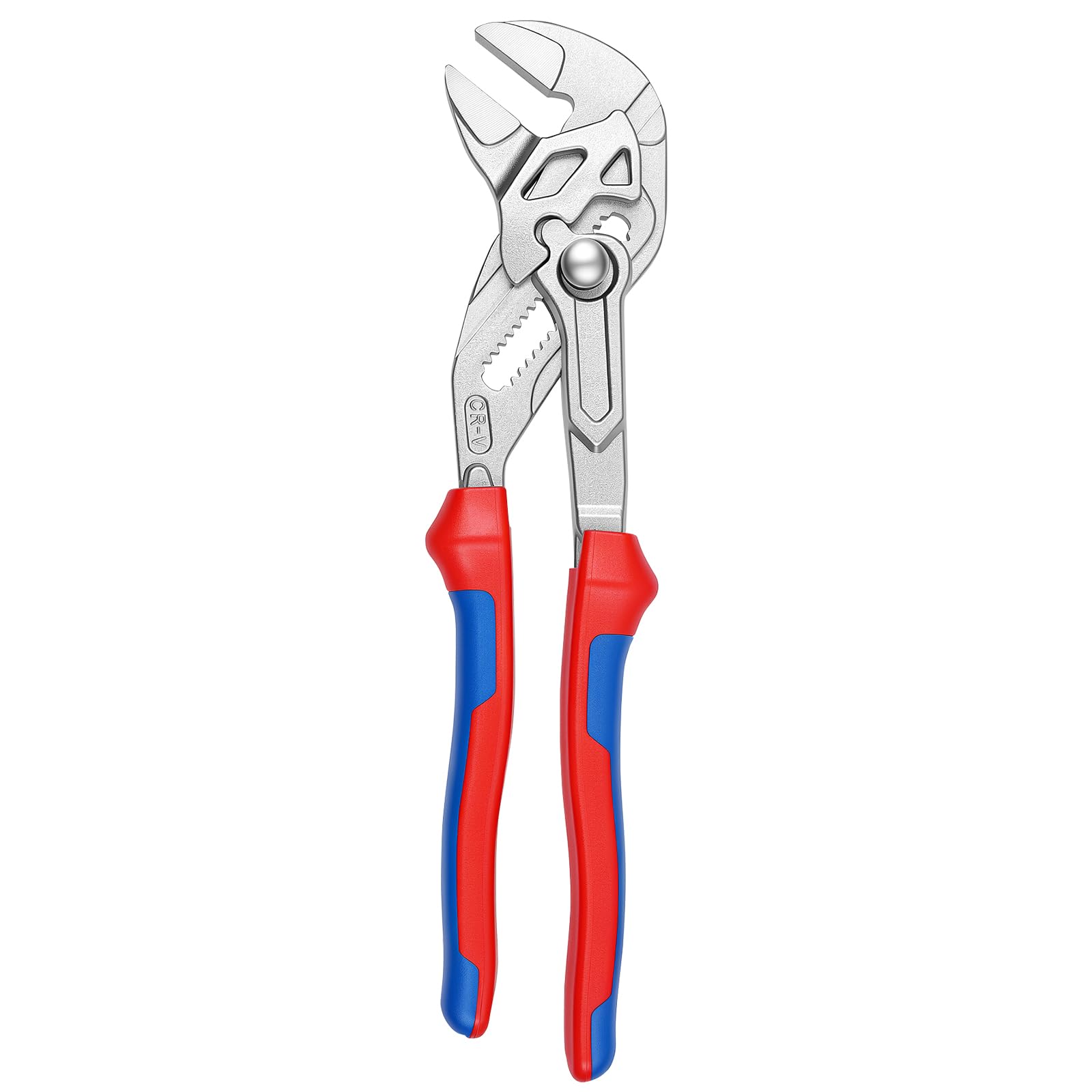 NUTKIT 255mm Water Pump Pliers, Adjustable Pliers Wrench with 55mm Wide Jaw