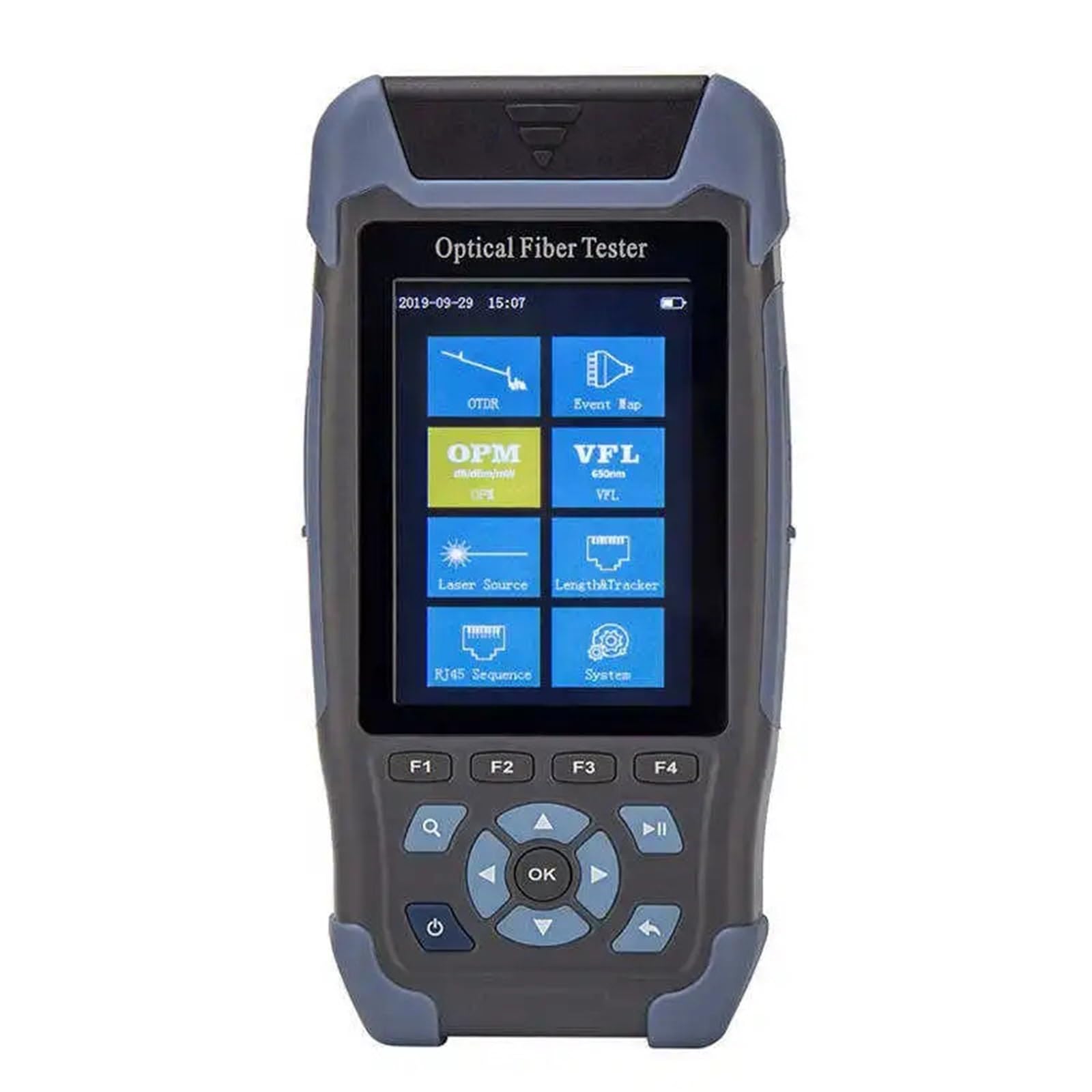 Xzxxzsz One Color Fiber Optic Tester, Handheld Nk3200d Light Source Opm/Otdr 1310/1550Nm 24Db/22Db Integrated 60Km Optical Time Domain Reflectometer