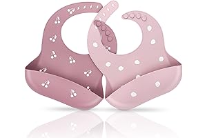 ME.FAN Silicone Baby Bibs for Babies and Toddlers