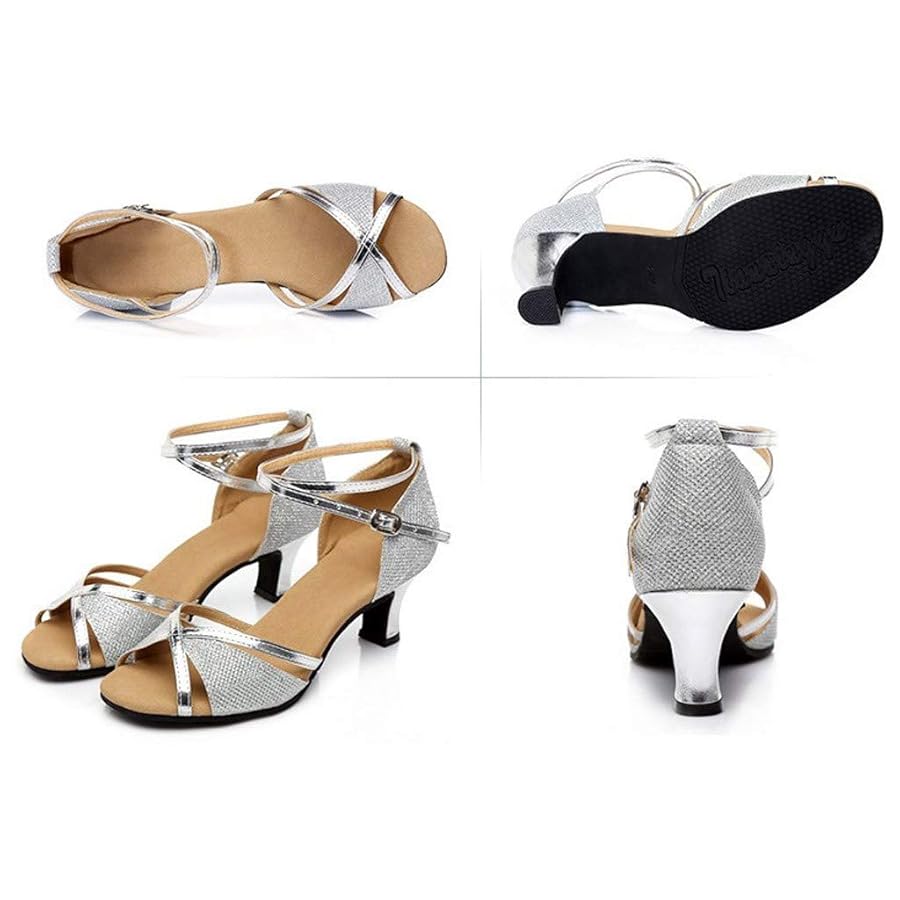 Sandali Da Ballo Donna Eleganti Con Strass - Perfetti Per Feste E Matrimoni - Foto 7