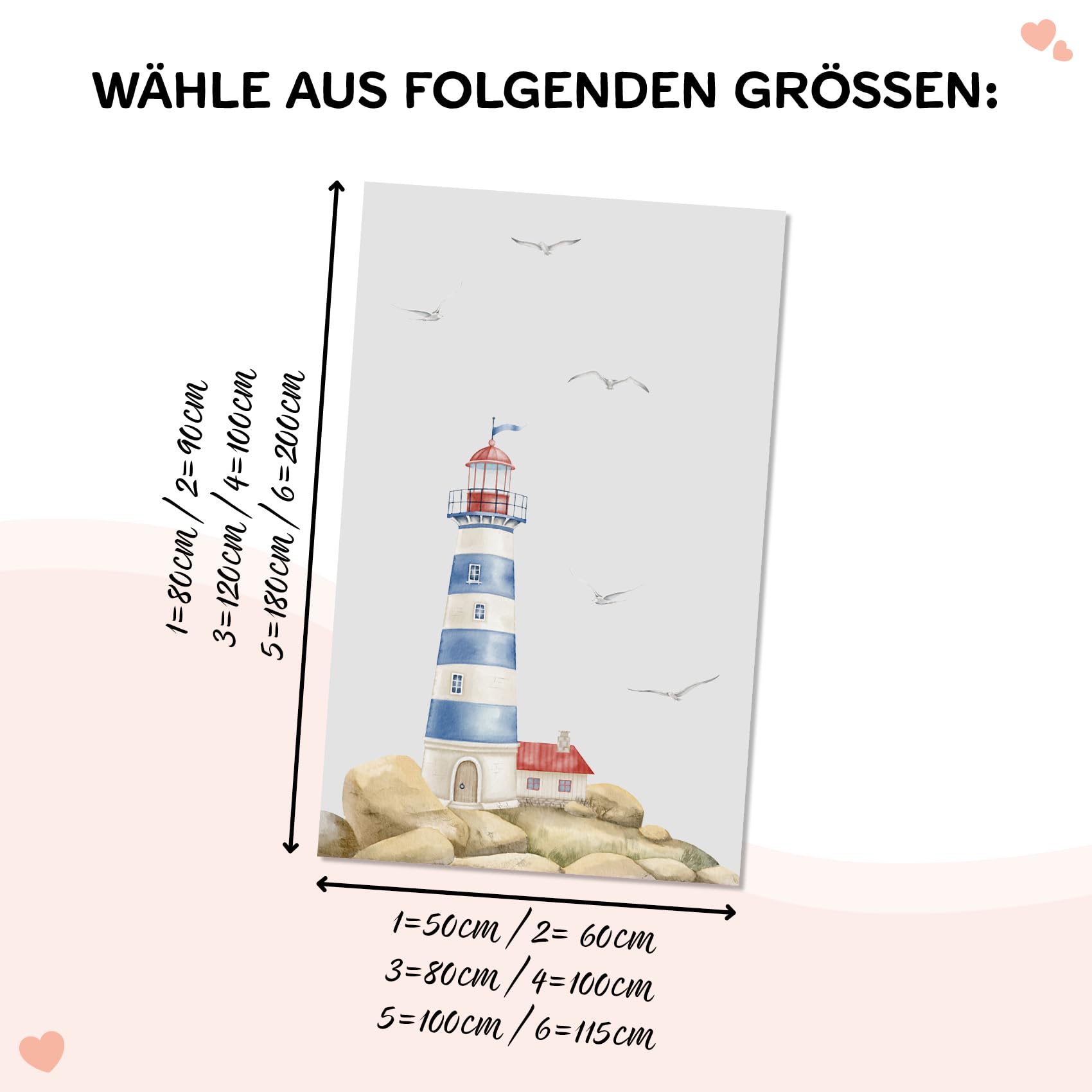 yabaduu Sichtschutzfolie für Duschkabine Leuchtturm Wasserfarben Duschglastüre Fensterfolie Blickdicht Milchglasfolie Panorama wasserfest Klebefolie selbstklebend Dekofolie YX001-16 (80 x 120cm)