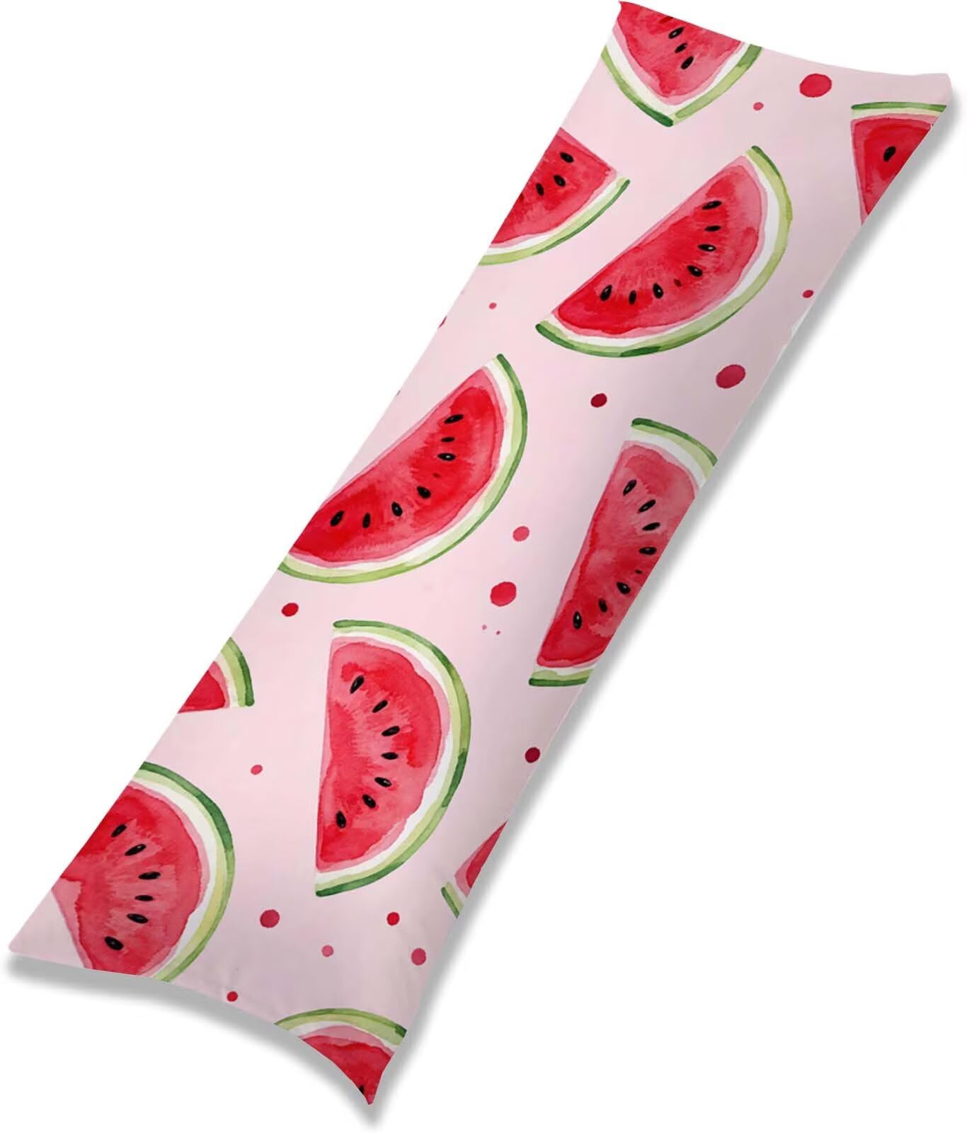Rosa-32 Federe Cuscino Letto 50x150 cm, Grande Cuscini per Divano Velluto, | Doppia Faccia Stampa, Frutta-2 Fodera per Cuscino Decorativa, con Cerniera, Cuscino per Dormire Sul Fianco j-158