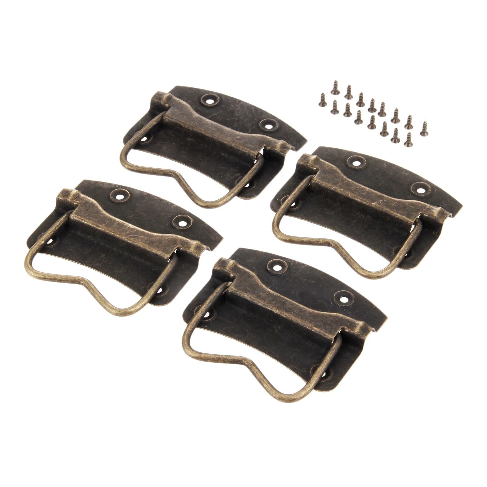 Lot de 4 poignées de meubles pour armoire et placard de cuisine en dimensions 65x63mm