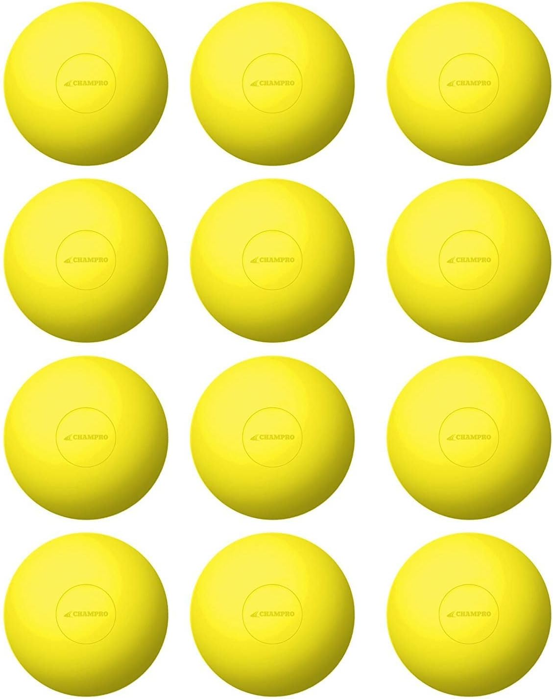 Champro Lacrosse Ball (Gold) Pack of 12
