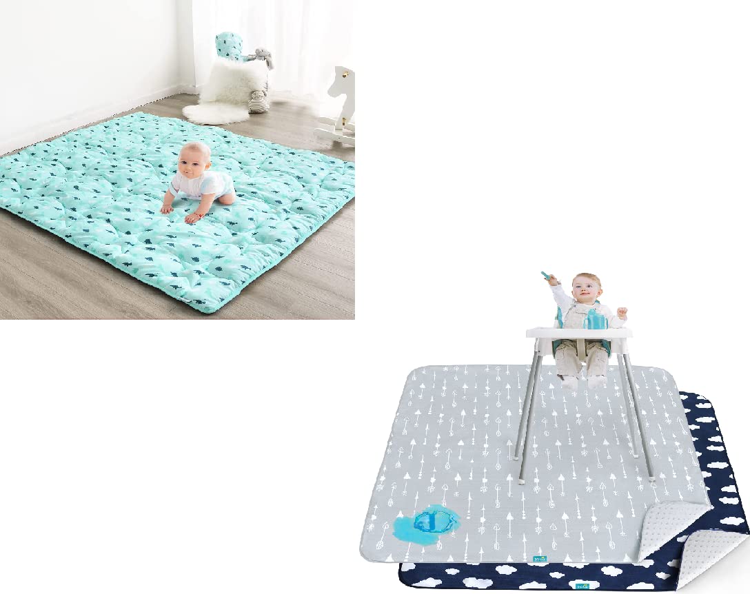 2 Pack Splat Mat for Under High Chair & Arts & Crafts