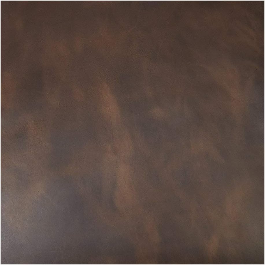 Leather Square (12"x12") for Crafts / Tooling / Hobby Workshop, Medium Weight (1.8mm) by Hide & Drink :: Bourbon Brown