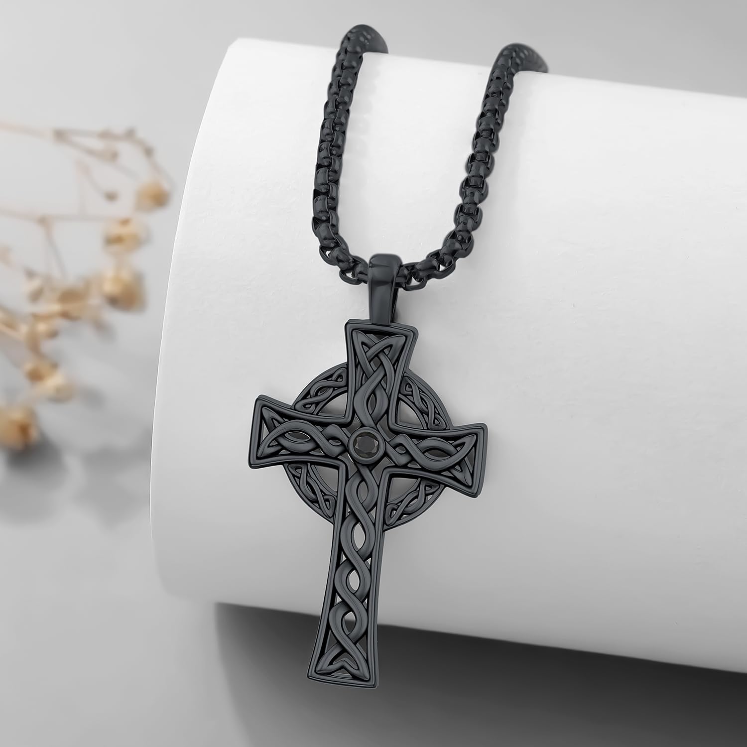 Collar Vikingo Hombre Plata de Ley 925 Joyería Vikinga Colgante Vikinga Runas Vegvisir Mitología Nórdica Amuleto Joyería Regalo para Hombre Mujer