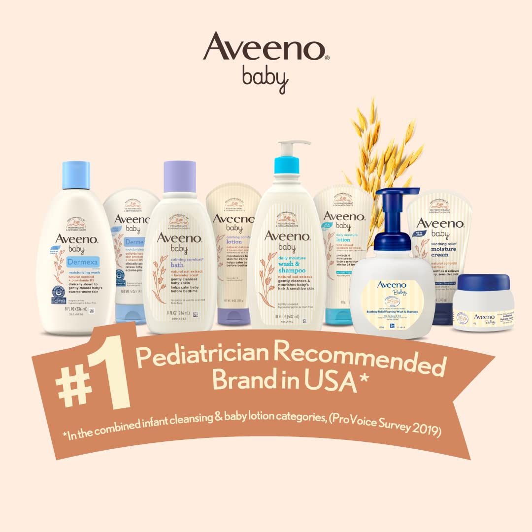 Aveeno Baby Eczema Therapy Moisturizing Cream, Natural Colloidal