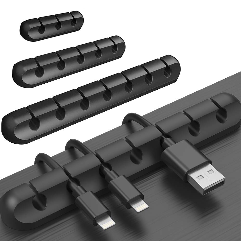 Cable Clips Cable Management Clips 3 Pack Silicone Adhesive Wire