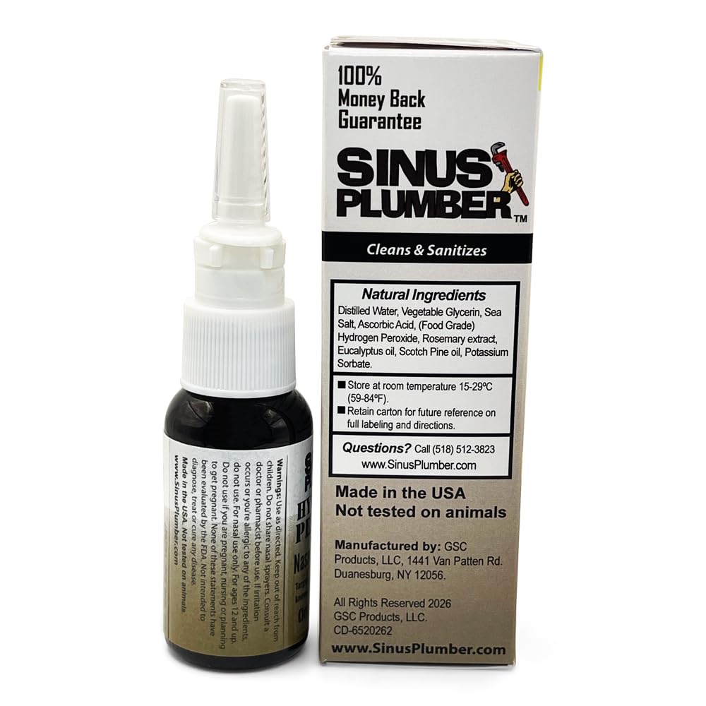Sinus Plumber Hydrogen Peroxide Nasal Hygiene Mist, Immune Defense — Amazon image 4