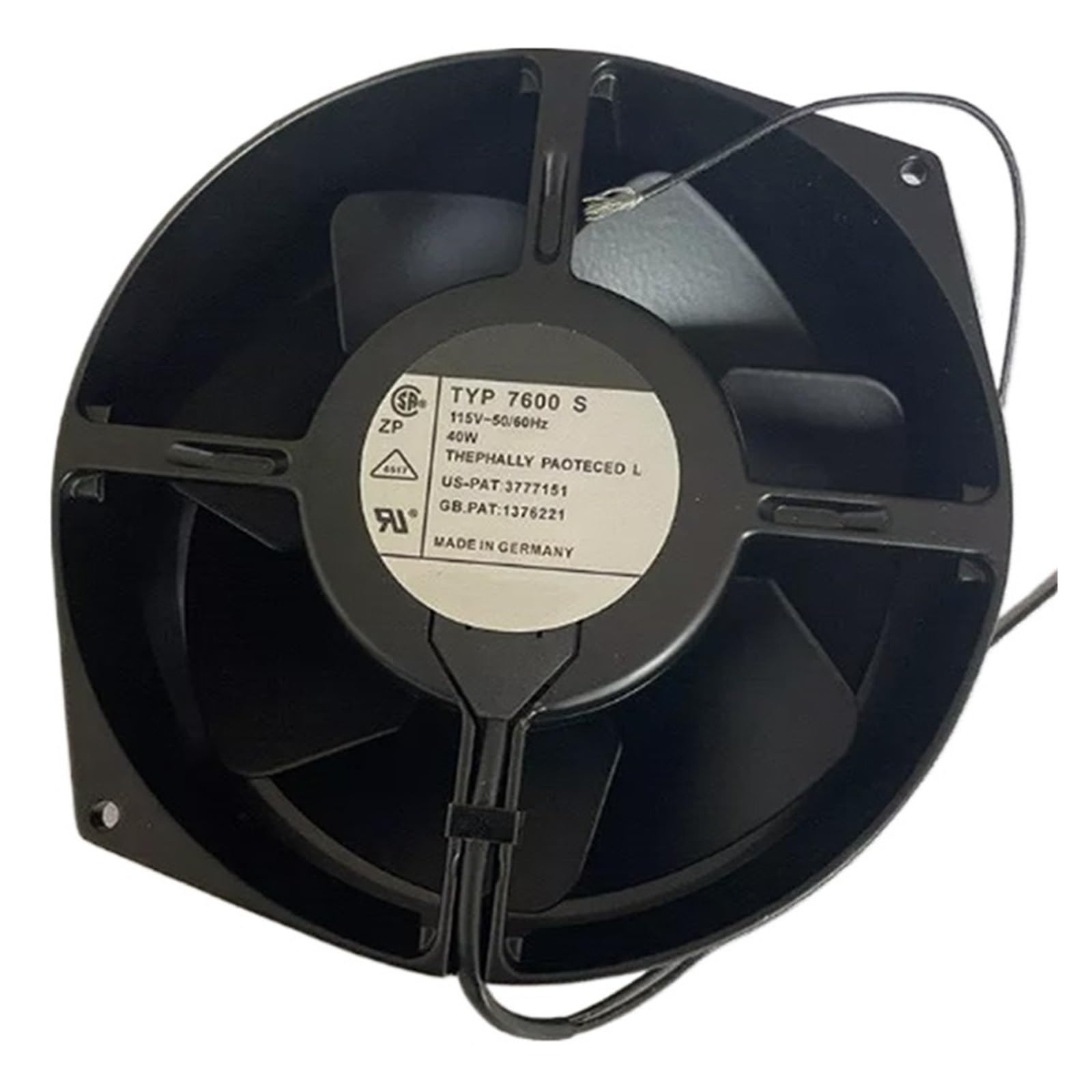 FSBNMNXPQ TYP7600S 115V Cooling fan TYP7600S 40W 0.34A 150x170x55cm fan