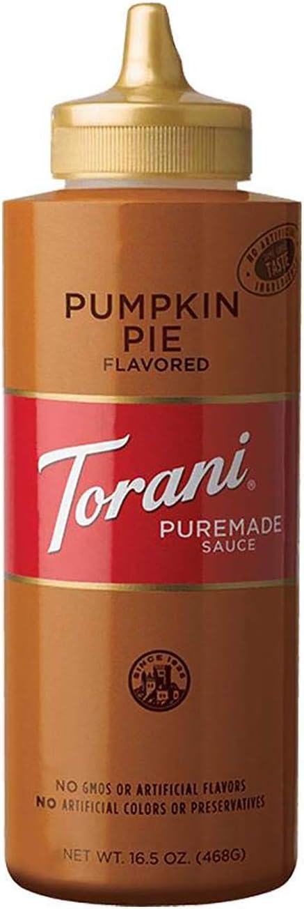 Torani PUMPKIN PIE SAUCE, SQUEEZE BOTTLE 6/16.5 OZ