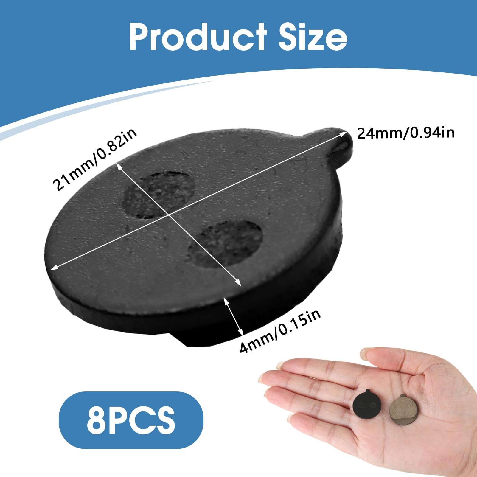 2 Paar Sinter Bremsbeläge Für Kugoo M4/M4 Pro & Soflow So4 Pro E-Scooter