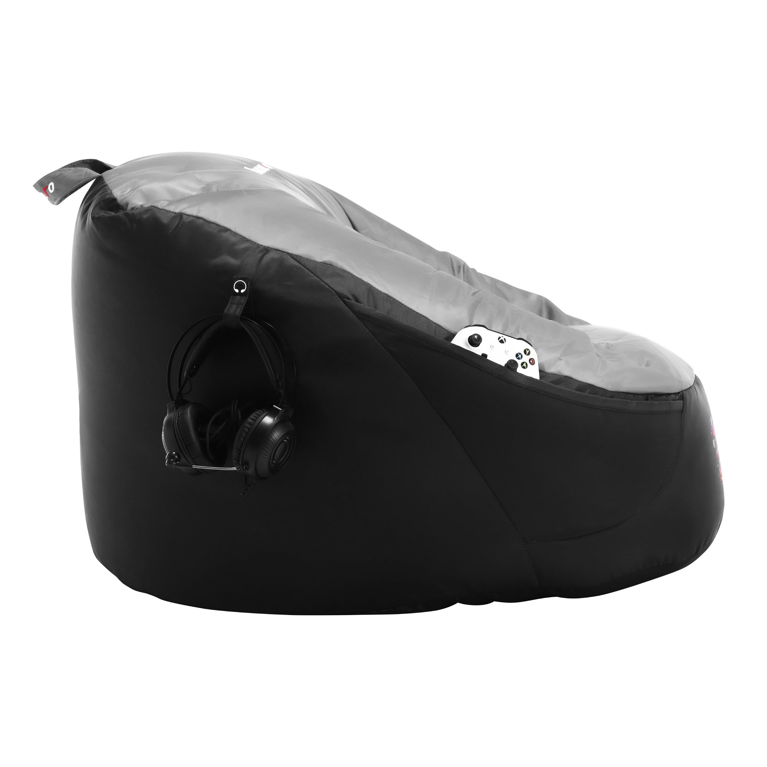 huzaro Winner 4.5 worek do siedzenia dla graczy, worek do siedzenia z kieszeniami, komfortowy | Bean Bag & uchwyt na słuchawki – odporny na wodę i zabrudzenia – ergonomiczny kształt – do gier, filmów, książek i relaksu