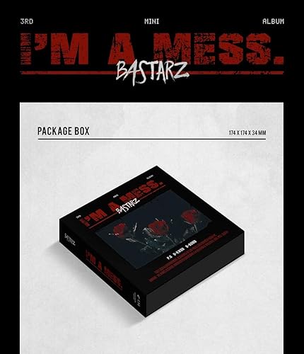 Miniatura 2 de Seven Seasons Block B BASTARZ - I'm a Mess. (3er Mini álbum) CD+37p Fotografías+Letra Papel+Pegatina+1Photocard