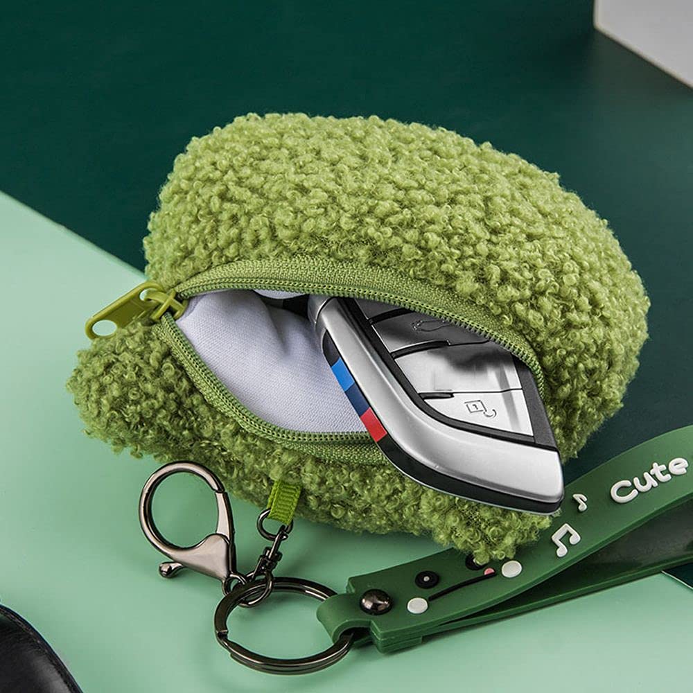 Cute Frog Plush Keychain & Coin Purse – Mini Storage Bag For Earphones, Cards, Coins, & More - View #3