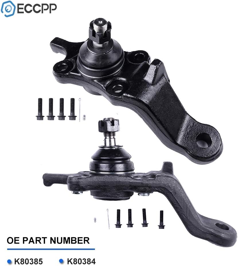 ECCPP 2Pcs Suspension Lower Ball Joint fit for 2003 for Toyota for Sequoia 2003 for Toyota for Tundra ball joint kit K80385 K80384